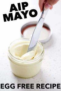 If you’re looking for an egg free mayo recipe you’ve got to try this AIP Mayo (Egg Free Mayo Recipe). It’s thick and creamy just like the real thing but totally AIP. This recipe is also Vegan, Whole30, Paleo and AIP friendly.