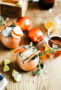 Spiced Harvest Apple Mules