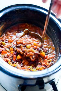 Crockpot Vegetarian Chili