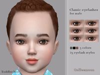 coffeemoon's Classic eyelashes for male (Toddler)