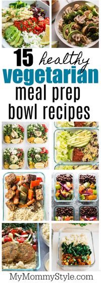 vegetarian meal prep bowls