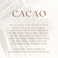 Cacao: Heart-opening, rich energy, pure connection to Earth. #cacao #ceremonies #spiritual #ancestors #sacredmedicime #medicinewoman #medicine #divinefeminineenergy #heartchakra #chakras