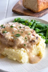 Cream of Mushroom Pork Chops BAKED