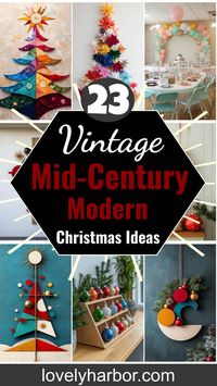 Get nostalgic with these 23 vintage mid-century modern Christmas decor ideas. Add charm and a touch of elegance to your 2024 holiday celebrations this season!