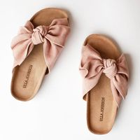 Ulla Johnson Ingrid Slides - Blush/Pink – Diamond Dream Jewelry + Apparel