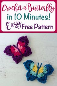 Crochet Butterfly Pattern