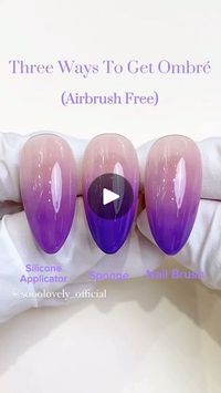 30K views · 683 reactions | Ombré Tutorial 💜 hope this helps! | Ombré Tutorial 💜 hope this helps!  #getnailed #beginnernailtech #nailsswag #nailed #nailgoals #nailtechlife #nailsupplies #nailtips #nails #nailtrends... | By Sooolovely.comFacebook