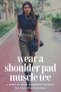 Dress up or dress down, with these 4 stylish ways to wear a shoulder pad tee! This versatile piece can easily transition from day to night, casual to chic. Follow along as we explore how these fashionable styles will have you looking stylish and feeling confident. Don't underestimate the shoulder pad tee - it's the perfect wardrobe addition!