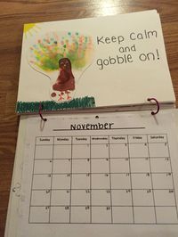 November calendar page