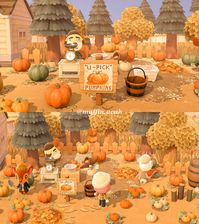 🍂 COZY FALL MOMENTS WITH MAFFIN ☕️🤎 🧣 Today’s activity: pumpkin patch 🎃 Maffin and her friends spent the day at Frett’s pumpkin patch! Everyone got to choose the cutest pumpkins for a future fall diy project! What’s your favorite fall craft? ———————————————————————— 🧸 Special thanks for the support: @the.cozy.gamer @swagfroggychairs @sugarbee.crossing @lojsans.crossing @stardust_horizons @t_bean_crossing_ 🏷 Nintendo animal crossing new horizons acnh cozy gaming aesthetic build ideas island...