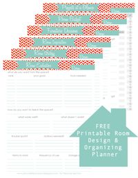 Home redecorating or remodel planner free printable..def going to be needing this while we re-do our home!