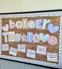 ✰ BEKA ✰ on Instagram: “BETTER TOGETHER!!!! ❤️❤️ comment “photo” for the direct link!!!!! This is a bulletin board display you can keep up ALLL year long!!! The…”