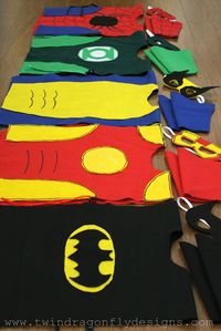 No Sew SUPER HERO COSTUMES Tutorial