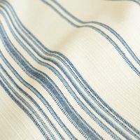 The Solana Stripe Indoor/Outdoor Navy Fabric is a versatile and stylish choice for interior designers and architects looking to elevate their spaces. With its durable construction and fade-resistant properties, this fabric is perfect for both indoor and outdoor use. The navy color adds a touch of sophistication, while the striped pattern adds visual interest and depth to any design scheme. Prints & Wovens offers a wide range of high-quality fabrics, and the Solana Stripe Indoor/Outdoor Navy Fabr