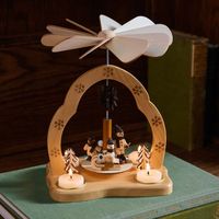 Holiday Spinning Candleholder - Magnolia