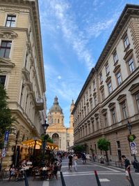 basilica deak ferenc ter square capital city europe european summer