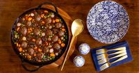 Beef Bourguignon Meatballs (Boulettes de Boeuf Bourguignon)