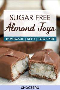 Looking for a delicious, sugar-free snack that satisfies your sweet tooth? Try our Keto Almond Joy Bars! Made with sugar free chocolate, these homemade almond joy bars are a delicious and keto friendly snack that you can feel good about eating. Plus, they're perfect for satisfying your sweet tooth without derailing your ketogenic diet.