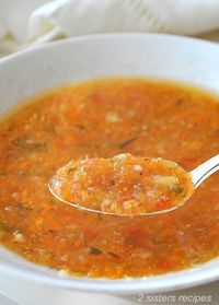 Italian Venetian Soup - 2 Sisters Recipes by Anna and Liz