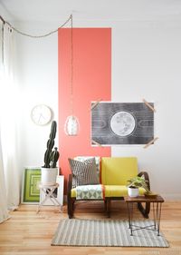 Thick Vertical Stripe?  ALWAYS a good idea.  Tutorial for perfect paint lines on Vintage Revivals!!