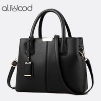 Aliwood New Simple Women bag PU Leather handbags Ladies