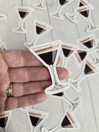 Espresso martini confetti is a great addition to any bachelorette or bridal shower or Tini Bit older birthday party. Just sprinkle around the table to get your deco an extra pop. ⭐PROCESSING TIME: My processing time can be found in my shop announcement, in the personalization box, and at check out.  You will receive confetti that is about 2" tall and single sided. Please choose the number of confetti you would like in the drop down menu.