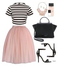 "Pink Tulle Skirt" by matulik77 ❤ liked on Polyvore featuring Chicwish, Glamorous, Steve Madden, ZAC Zac Posen and Crabtree & Evelyn