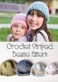 free pattern for this striped beanie