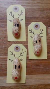 I love this idea for Christmas gift tags