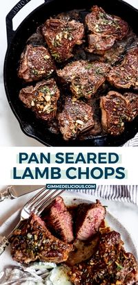 Pan Seared Lamb Chops