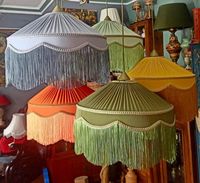 LAMP SHADE/PENDANT: Victorian Style Custom Handmade Fringing - Etsy