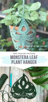 Stylish Boho Plant Hangers with Free Crochet Patterns