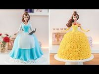 PRINCESA BELLA 🌹TORTA DECORADA - LA BELLA Y LA BESTIA - TAN DULCE - YouTube