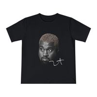 Colors: Black, Ecru Vintage Kanye West Head T-Shirt that exudes a cool and retro vibe. Perfect for fans of rap and hip hop music, this shirt is a must-have addition to any casual outfit. Ideal for music enthusiasts and those looking to express their unique style. Product features - 100% organic combed cotton for warmth and flexibility - Ribbed collar for a well-fitted tee - Shoulder-to-shoulder tape for stability - Double needle sleeve and bottom hems for durability - Relaxed fit for comfort Car