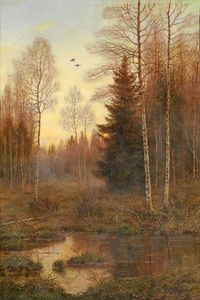 MURAVIOFF, VLADIMIR  Woodland Landscape (665×1000)