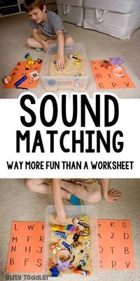 Sound Matching Sensory Activity #busytoddler #toddler #toddleractivity #easytoddleractivity #indooractivity #toddleractivities #preschoolactivities #homepreschoolactivity #playactivity #preschoolathome