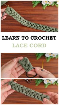 Crochet Lace Cord Tutorial