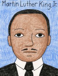 Inside you'll find an easy Martin Luther King Jr directed drawing lesson for elementary students. Grab it for your classroom now (it’s free!)