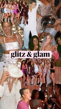 Glitz and glam bachelorette theme