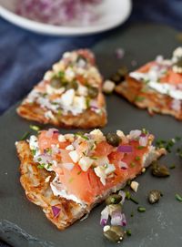 Smoked Salmon Potato Tartine