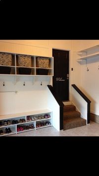 Mud room in garage. I WANT!!!!! | FollowPics