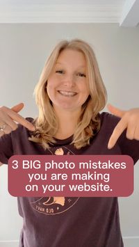 Click to learn more about the 3 big photo mistakes you are making on your website. These website photography mistakes can cost your business leads and sales.