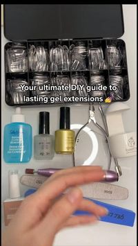 if you’re overwhelmed I’ve simplified the materials you need to start DIY nails