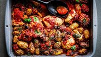 Chicken amatriciana traybake Recipe | Good Food