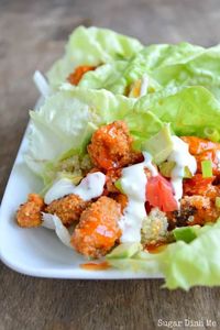 Buffalo Chicken Lettuce Wrap Recipe