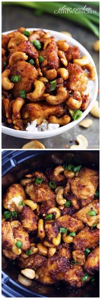 Slow Cooker Cashew Chicken