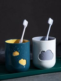 1pc Cartoon Cloud Pattern Toothbrush Cup | SHEIN USA