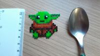 Baby Yoda Star Wars Mandalorian handmade fridge magnet original gift hama beads