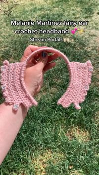 Handmade crochet fairy ear portals headband by me ✨💕 Melanie Martinez Portals