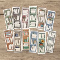 2023 Bookmark Book Tracker Set of 24 Printable Bookmarks - Etsy Egypt